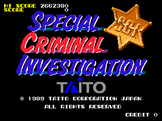Special Criminal Investigation (Taito Z System) (Arcade